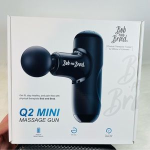 New BOB AND BRAD Q2 Mini Pocket-Sized Deep Tissue Muscle Massager Gun(Black)